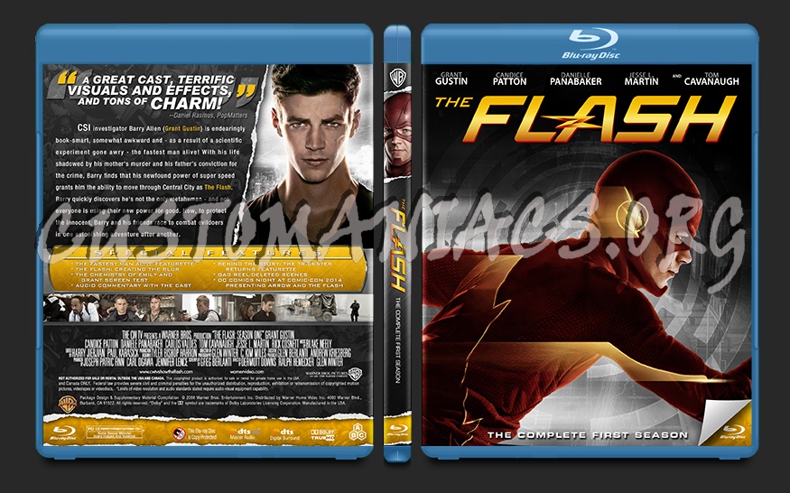 The Flash Season One blu-ray cover