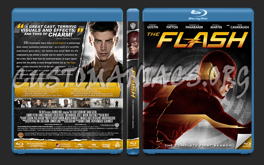 The Flash Season One blu-ray cover