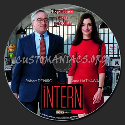 The Intern blu-ray label