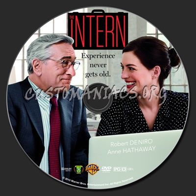 The Intern dvd label