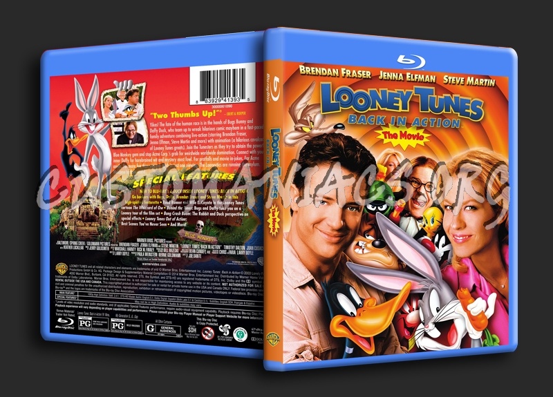 Looney Tunes Back In Action The Movie Blu Ray Cover Dvd Covers