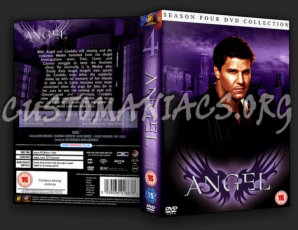 Angel Season 4 dvd cover