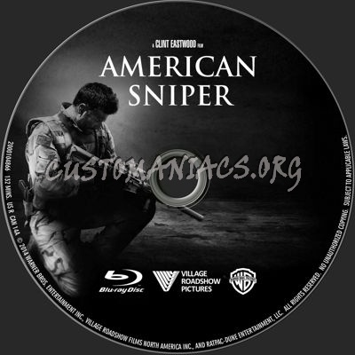 American Sniper blu-ray label