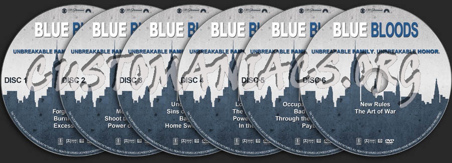 Blue Bloods - Season 5 dvd label
