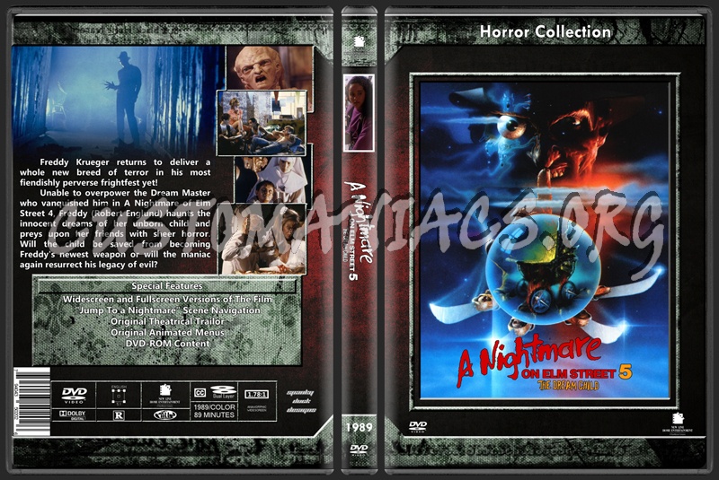 A Nightmare On Elm Street Part 5 Dream Child dvd cover