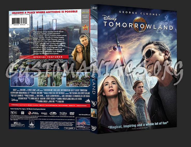 Tomorrowland dvd cover