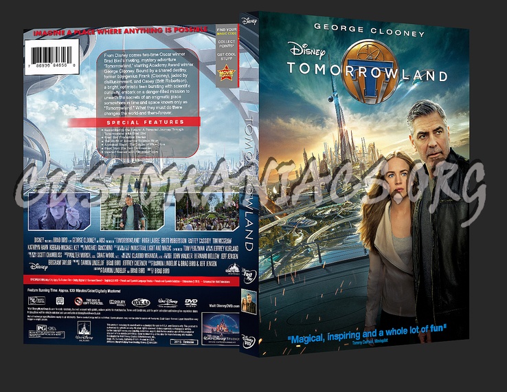 Tomorrowland dvd cover