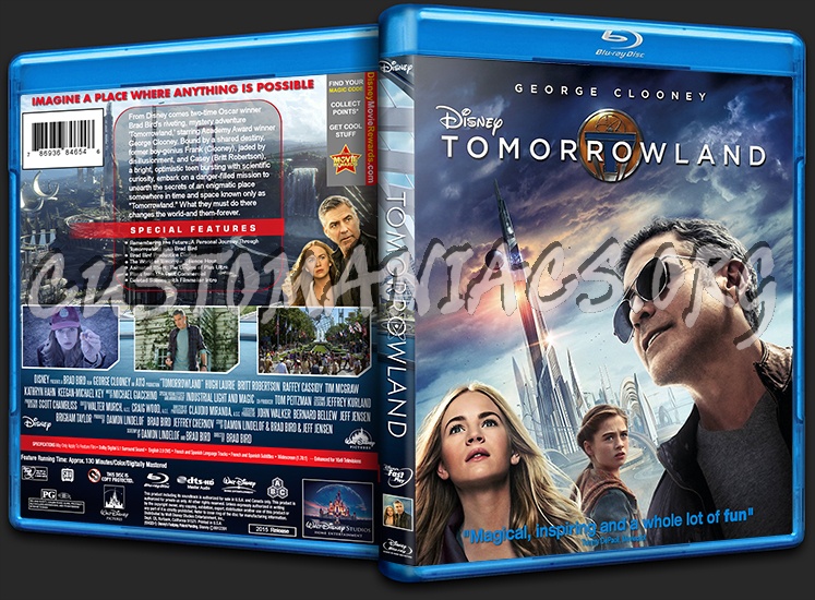 Tomorrowland blu-ray cover