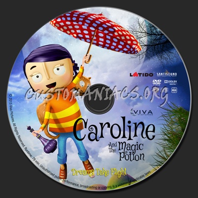 Caroline and the Magic Potion dvd label