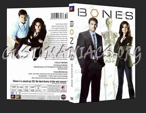 Bones Season 1 dvd cover