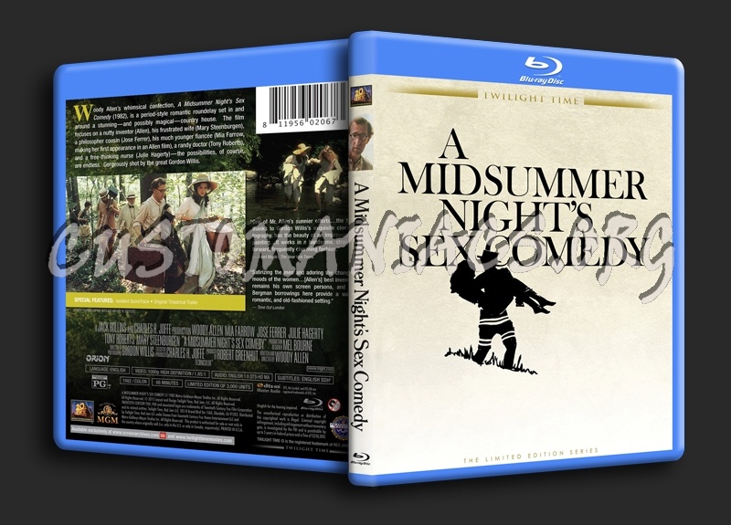 A Midsummer Night's Sex Comedy blu-ray cover