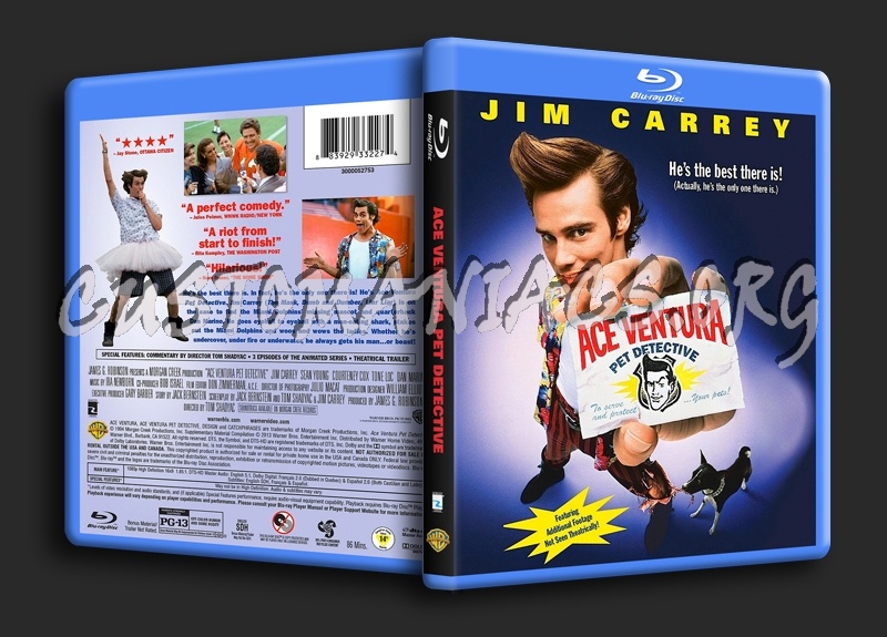 Ace Ventura Pet Detective blu-ray cover