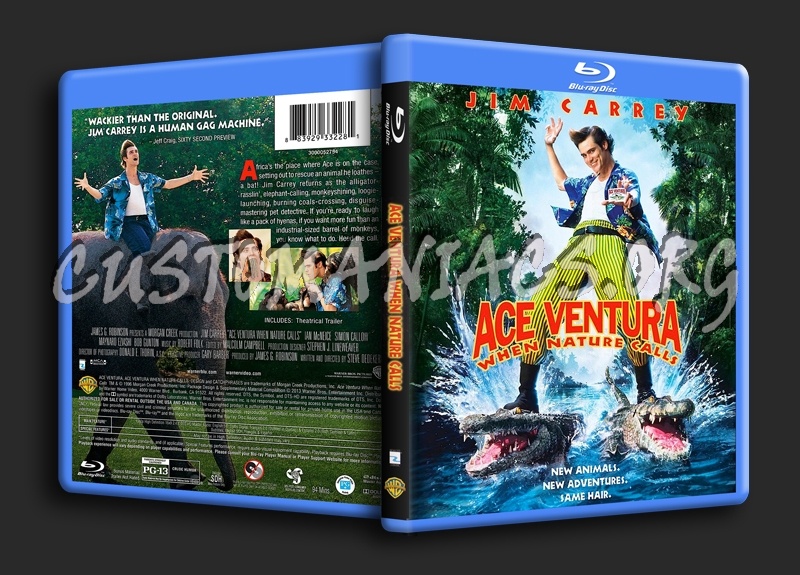 Ace Ventura When Nature Calls blu-ray cover