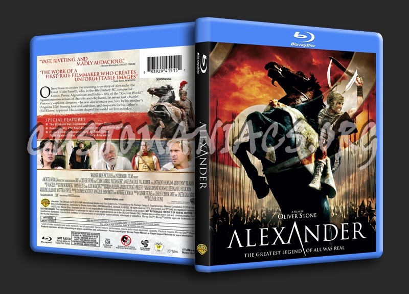 Alexander blu-ray cover