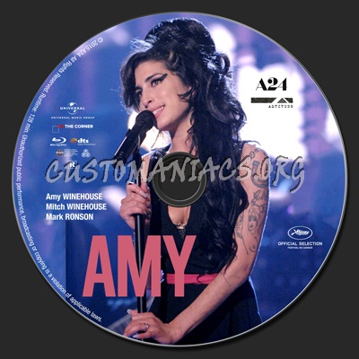 Amy blu-ray label