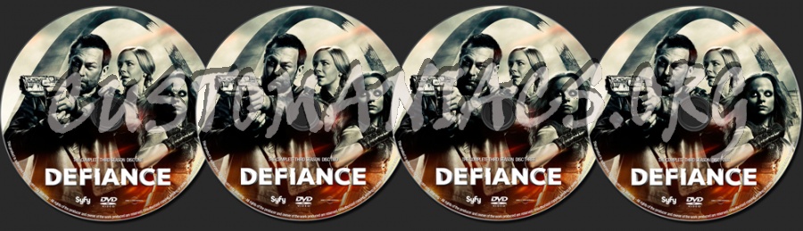 Defiance Season 3 dvd label