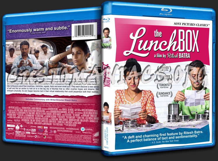 The Lunchbox blu-ray cover
