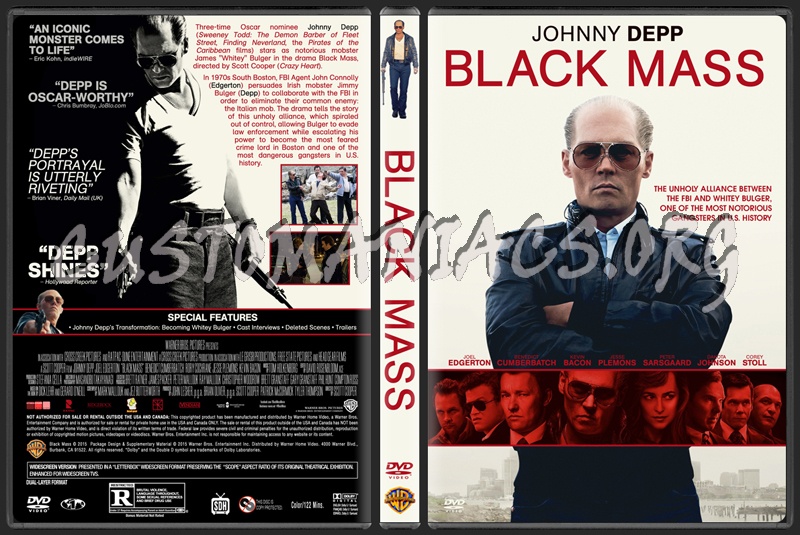 Black Mass dvd cover