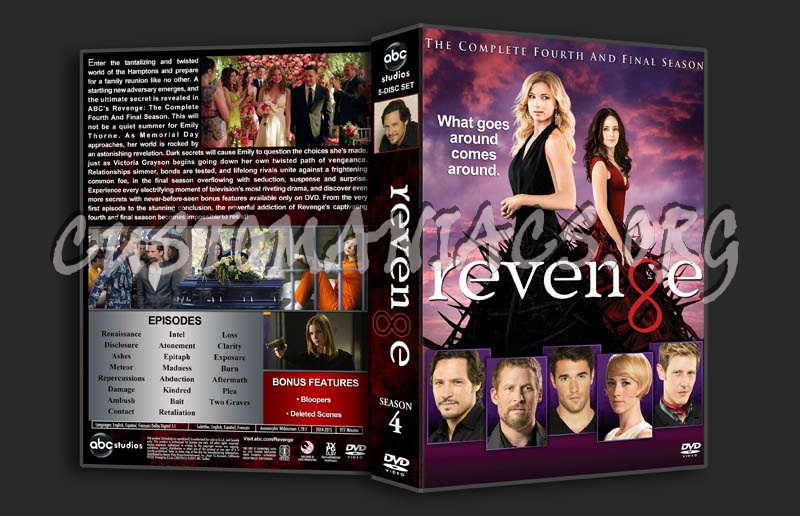 Revenge - Season 4 dvd cover