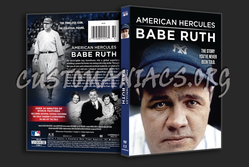 American Hercules Babe Ruth. dvd cover