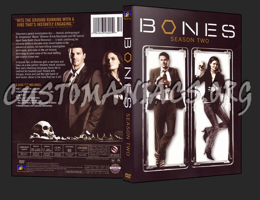 Bones - Season 2 dvd cover