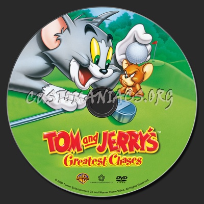 Tom And Jerry's Greatest Chases dvd label