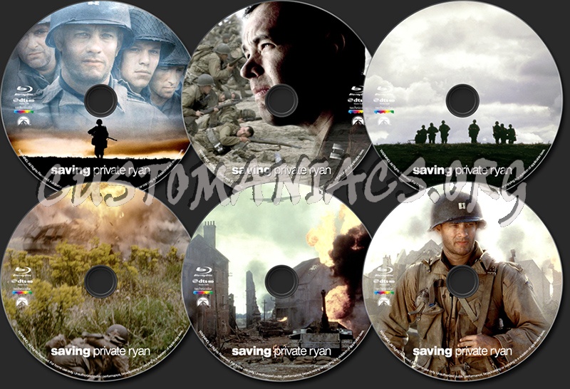 Saving Private Ryan (1998) blu-ray label