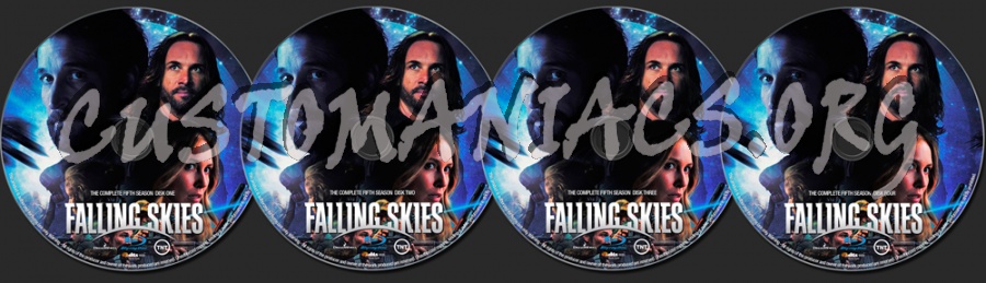 Falling Skies Season 5 blu-ray label