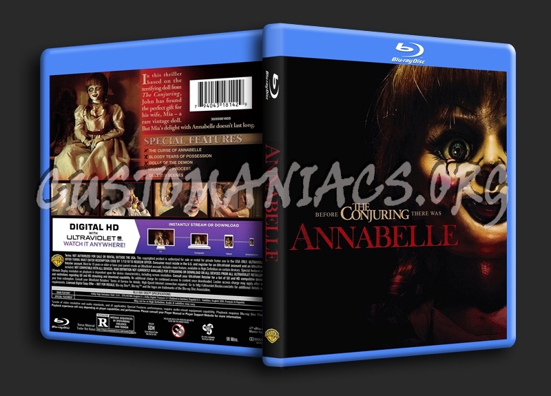 Annabelle blu-ray cover