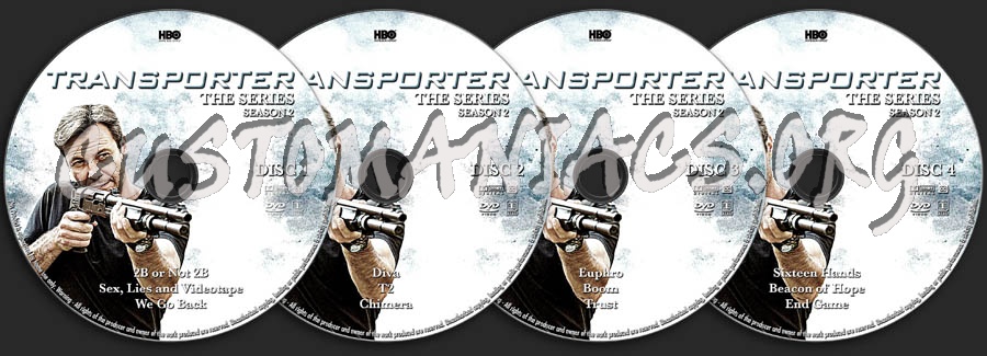 Transporter : The Series - Season 2 dvd label