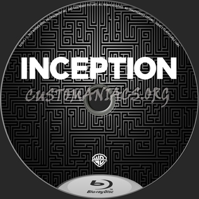 Inception blu-ray label