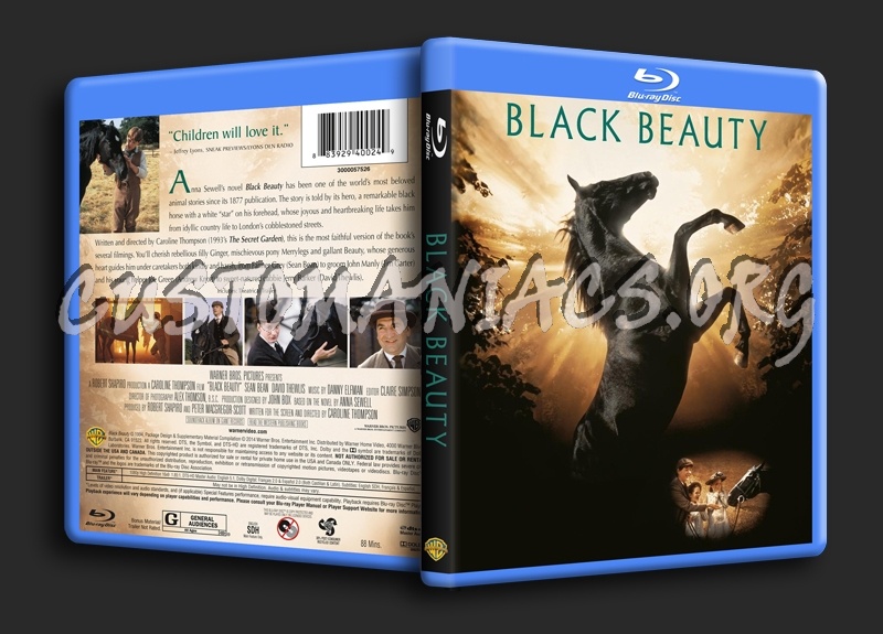 Black Beauty (2015) blu-ray cover