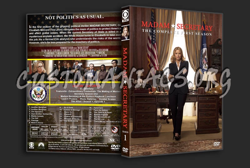 Madam Secretary - Season 1 dvd cover