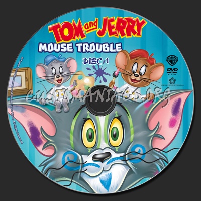 Tom And Jerry Mouse Trouble dvd label