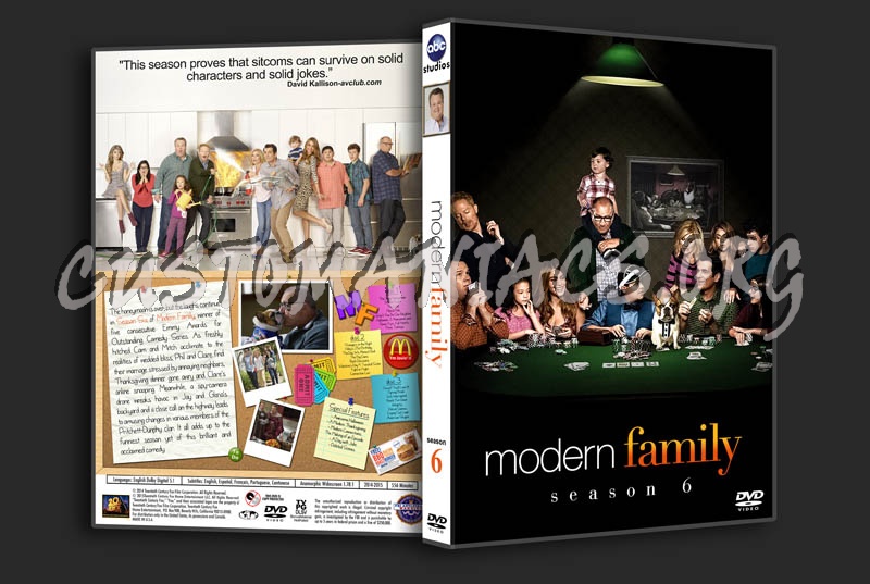 Modern Family - Season 6 dvd cover