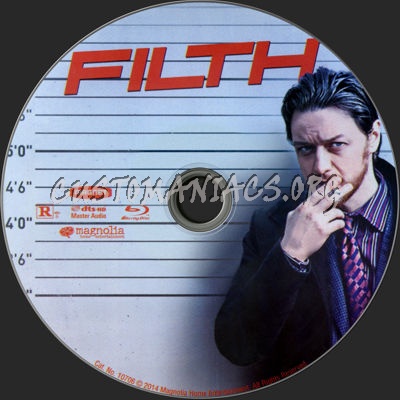 Filth blu-ray label