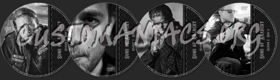 sons of anarchy season 2 dvd label