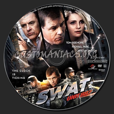 SWAT: Unit 887 dvd label