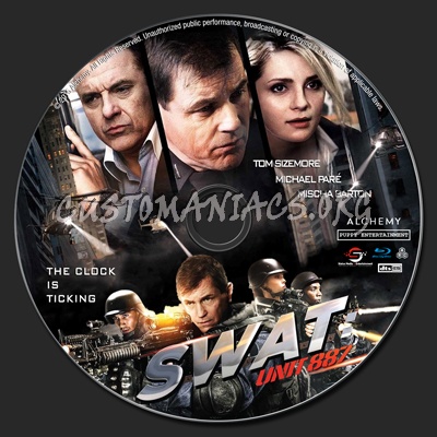 SWAT: Unit 887 blu-ray label