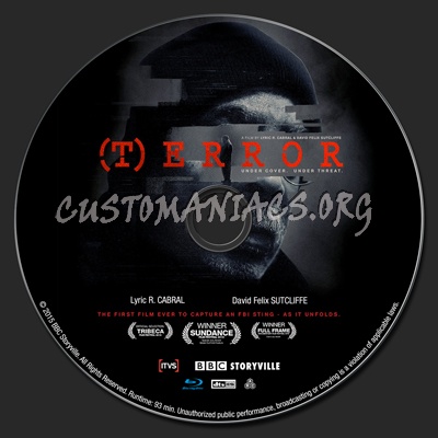 TERROR aka: (T)ERROR blu-ray label