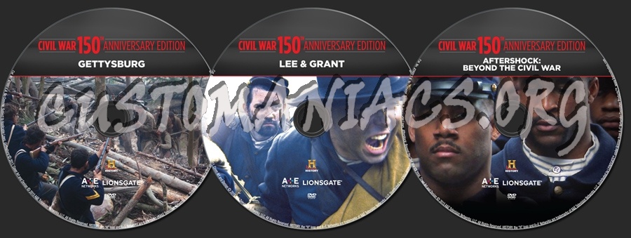 Civil War 150th Anniversary Edition dvd label