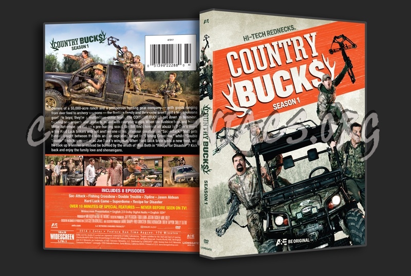 Country Bucks Season 1 dvd cover
