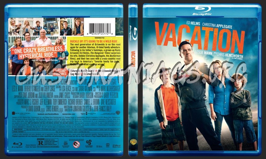 Vacation (2015) blu-ray cover