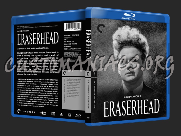 724 - Eraserhead blu-ray cover