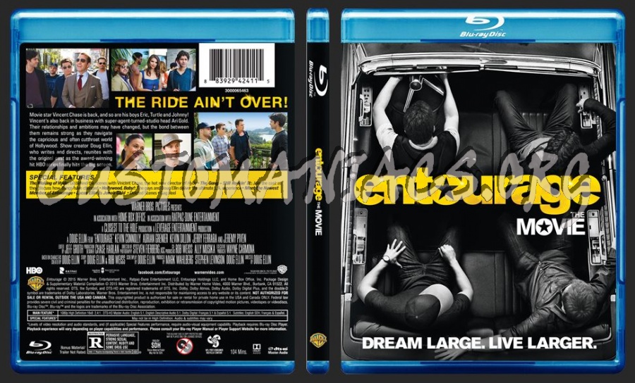 Entourage: The Movie blu-ray cover