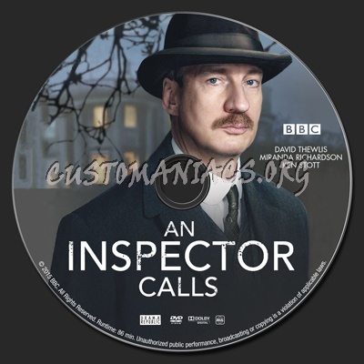 An Inspector Calls (2015) dvd label