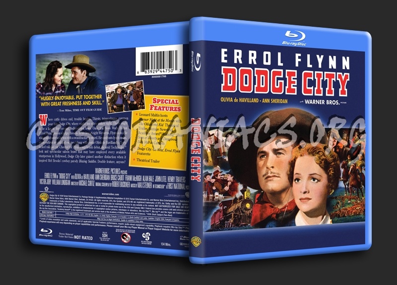 Dodge City blu-ray cover