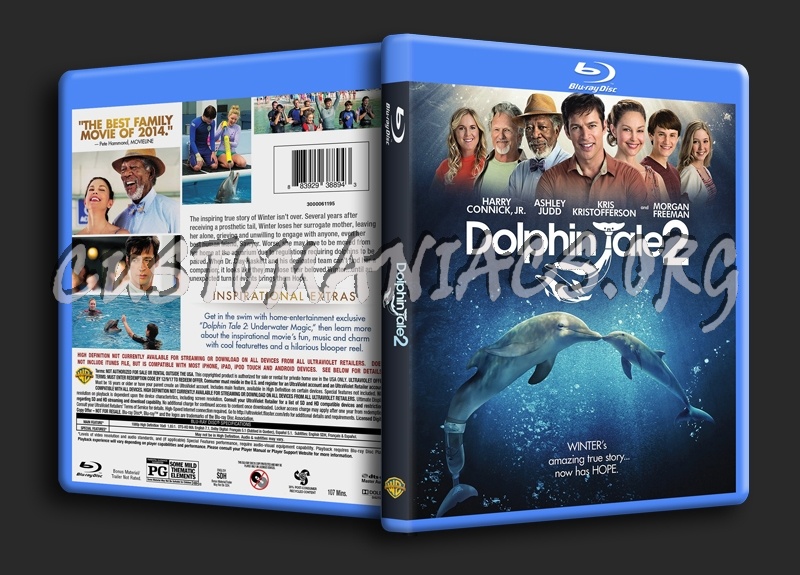 Dolphin Tale 2 blu-ray cover