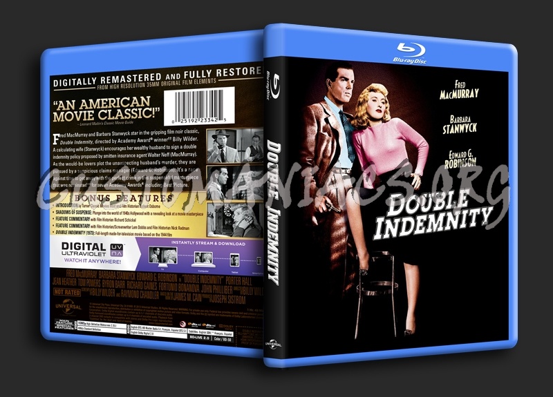 Double Indemnity blu-ray cover