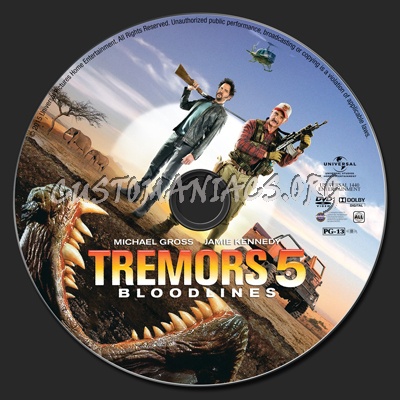 Tremors 5: Bloodlines dvd label